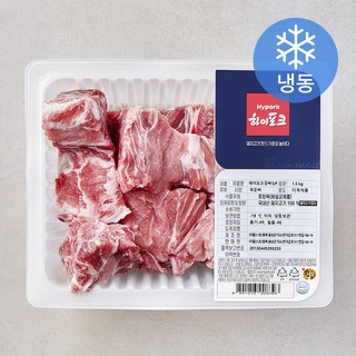 하이포크 한돈 등뼈 (냉동), 1개, 1.5kg