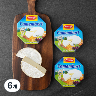 프레스티지 까망베르치즈, 125g, 1개입, 6개