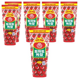 오뚜기 토마토 케챂, 500g, 6개