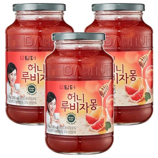 담터 허니 루비자몽, 1kg, 1개입, 3개