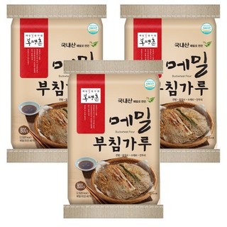 봉평촌 메밀 부침가루, 800g, 3개