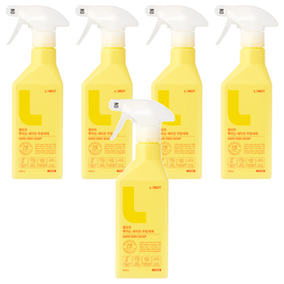 엘모트 뿌리는 세이프 주방세제, 5개, 400ml
