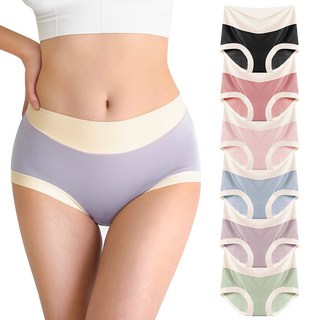 어나더디 여성용 고탄력 마카롱 모달 스판 노라인 팬티 6종 세트