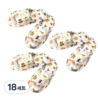 우블리스 더블쿠션패드 퀼트면 거실화, 12주파크, 18세트