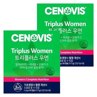세노비스 여성용 트리플러스, 90정, 2개