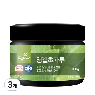 토종마을 명월초가루, 3개, 100g