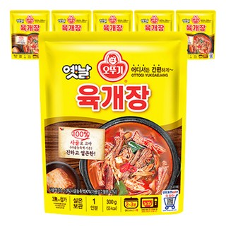 오뚜기옛날 육개장, 300g, 6개