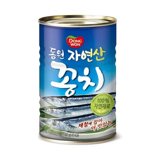 동원 자연산 꽁치 통조림, 400g, 1개