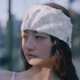 포에지담 ROSE VEIL HEAD BAND