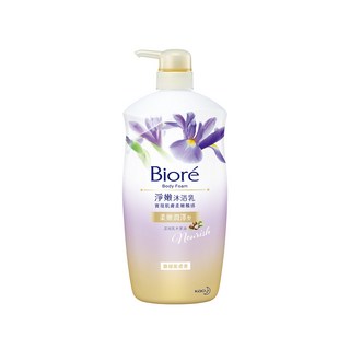 Biore 蜜妮 淨嫩沐浴乳 柔嫩潤澤型 馥郁紫鳶香, 1kg, 1瓶