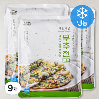 서울마님 부추전 반죽 (냉동), 250g, 9개