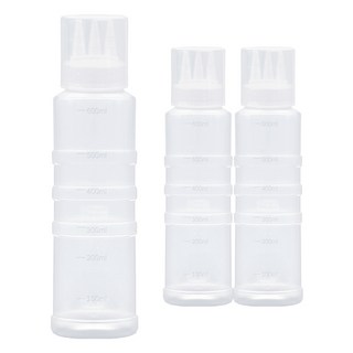 일상속반짝 국내생산 잘라쓰는 소스통 3구 뚜껑 포함, 600ml, 3개