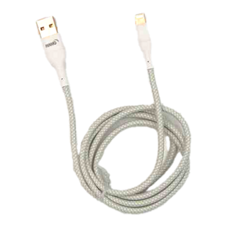 HANG R18 編織快充線 USB to Lightning, 65W, 1m, 灰色, 1個