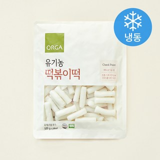 올가홀푸드 유기가공식품 인증 떡볶이떡, 500g, 1개