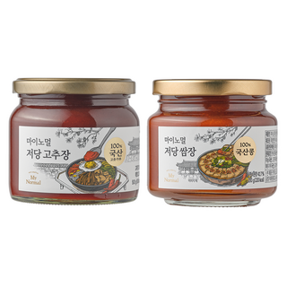 마이노멀 저당 고추장 500g + 저당 쌈장 230g, 1세트