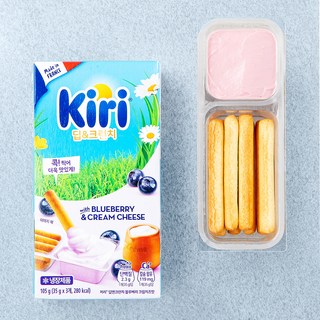 끼리 딥앤크런치 블루베리 크림치즈맛, 35g, 3개입, 1개