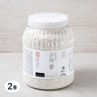 착한상점 즉석 곤약쌀, 2kg, 2통 세트 건조곤약쌀 착한상점 즉석 곤약쌀, 2kg, 2통 세트 건조곤약쌀