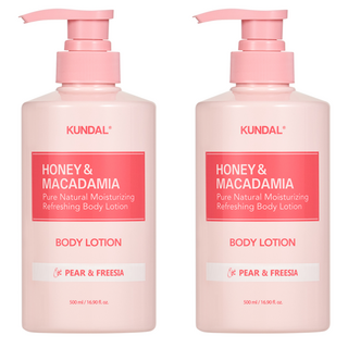 쿤달 퓨어 바디로션 페어앤프리지아향, 500ml, 2개