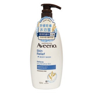 Aveeno 燕麥高效舒緩沐浴露, 532ml, 1瓶