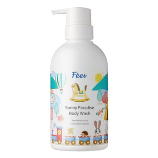 Fees 法緻 兒童沐浴精 陽光樂園 450ml, 溫和清潔、保濕舒緩、不含刺激成分, 1瓶