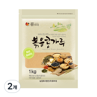 류씨네 수입산 볶음콩가루, 2개, 1kg