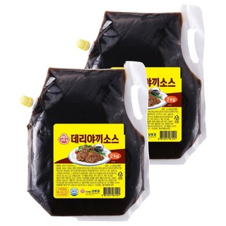 오뚜기 데리야끼소스, 2kg, 2개