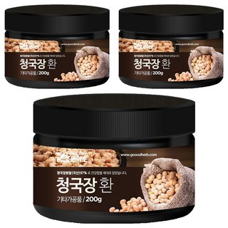 조은약초 프리미엄 청국장환, 200g, 3개
