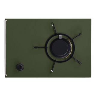 TIERRA Camping One Touch 陶瓷塗層桌上燃燒器 + 小袋套組, 卡其色, 1套
