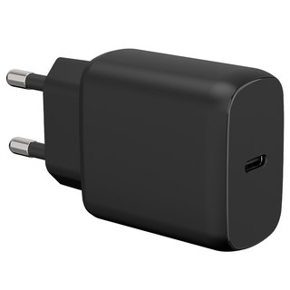 홈플래닛 25W PD 3.0 PPS 초고속 충전기, 블랙, 1개