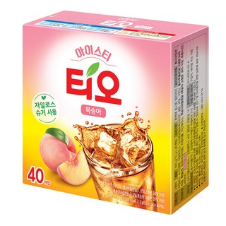 동서티오 아이스티분말 복숭아맛, 13g, 40개입, 1개