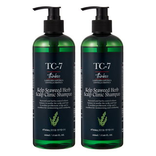띵코 TC-7 다시마 씨위드 허브 두피 클리닉 샴푸, 500ml, 2개
