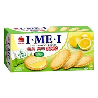 義美 薄餅夾心 檸檬 6入, 144g, 1盒