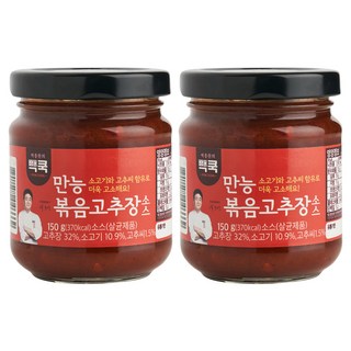 백쿡 만능 볶음 고추장 소스, 150g, 2개