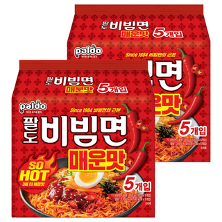 팔도비빔면 매운맛 130g, 10개