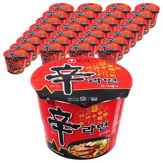 신라면 큰사발면 114g 30개