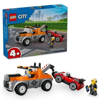 LEGO 樂高城市系列 60435 拖吊車和跑車維修積木玩具組, 拖吊車和跑車維修, 1盒