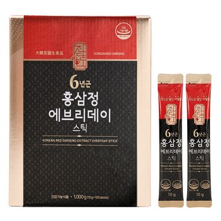 진담인 6년근 홍삼정 에브리데이 스틱 100p, 100회분, 1개