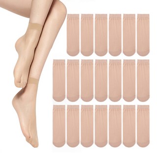 두발로 여성 베이직 발목 스타킹 20켤레