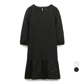 미쏘 여성용 라운드넥 미니 원피스