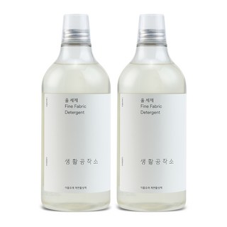 생활공작소 울세제 본품, 1L, 2개