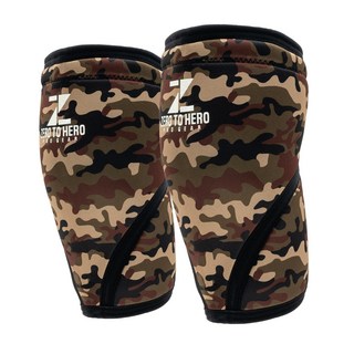 제로투히어로 네오프렌 헬스 무릎보호대 7mm, 1세트, ORIGINALCAMO