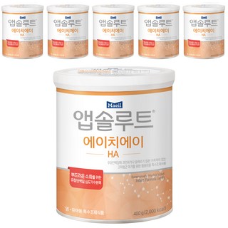 매일유업 앱솔루트 에이치에이 분유, 400g, 6개