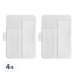 모나코올리브 여행용 고데기 파우치, 화이트, 4개