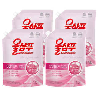 울샴푸 오리지널 울세제 리필, 1.5L, 4개
