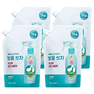 온더바디 코튼풋 풋샴푸 레몬민트향