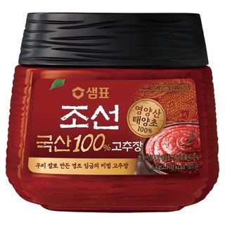 샘표 국산 조선고추장, 1개, 1kg 대표 이미지 - 고추장 추천