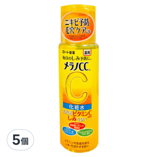 Melano CC 高純度維他命C 美白化粧水 170ml, 改善暗沉提亮膚色, 5個