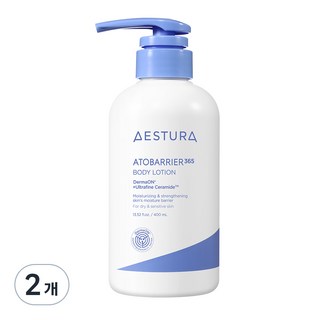 에스트라 아토베리어365 바디로션, 400ml, 2개