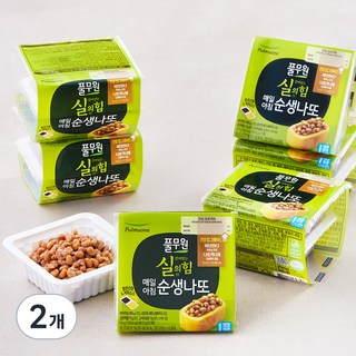 풀무원 실의 힘 매일아침 순생나또, 12개입, 2개