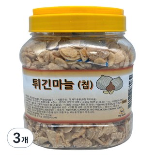 튀긴마늘 칩, 500g, 3개